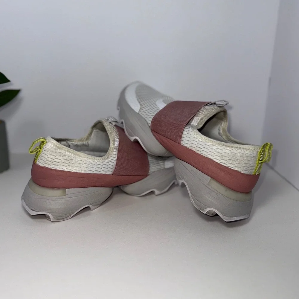 Sorel Womens Kinetic Impact Slip On Sneakers Walking Shoes‎ White 8.5